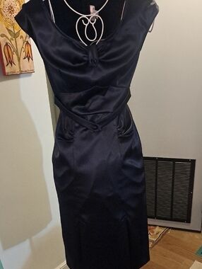 Y2k Stop Staring! Retro Little Black Dress, Sz M